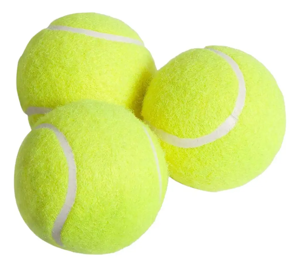 MALLA PELOTAS TENIS X 3 BUEN AMIGO