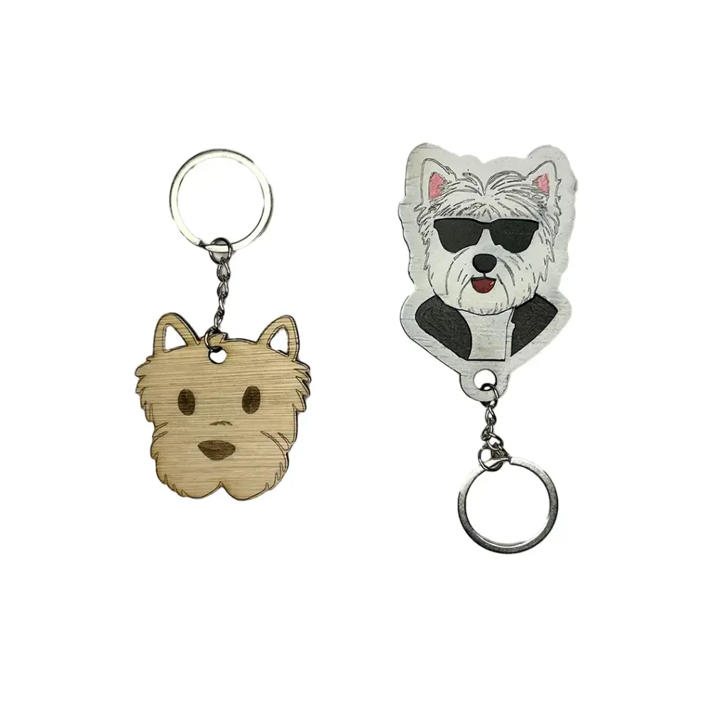 LLAVEROS WESTIE (DISEÑOS VARIOS)