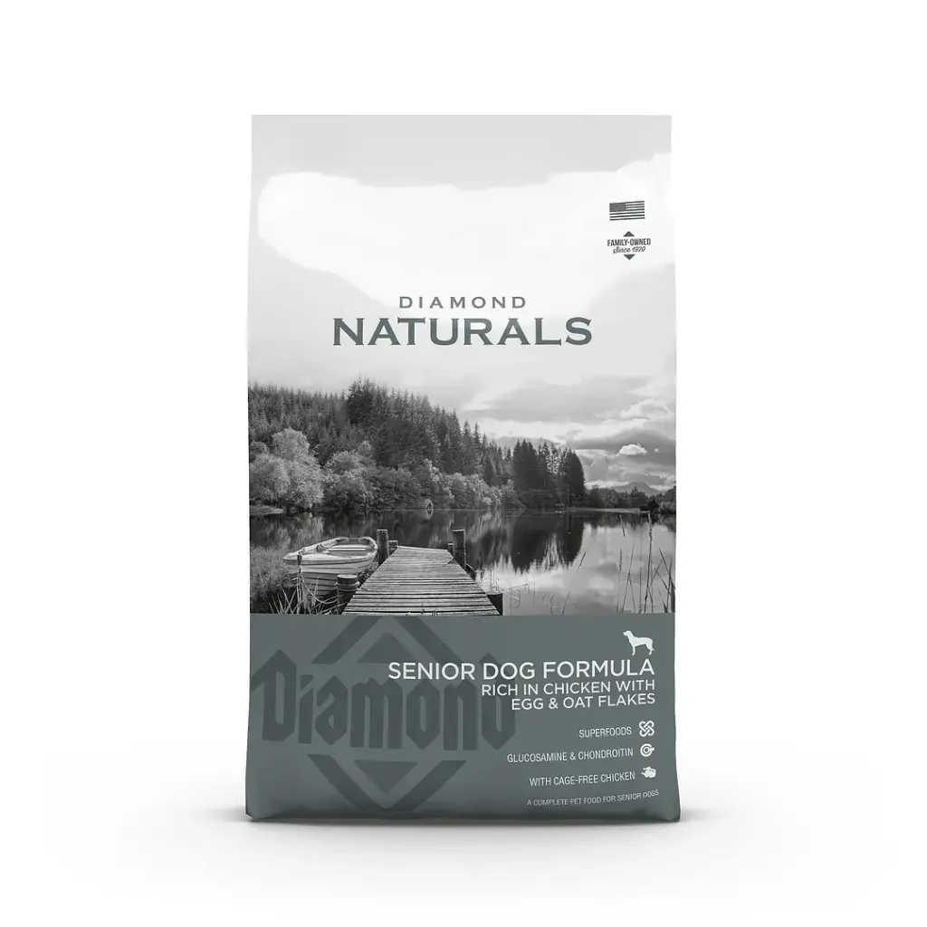 DIAMOND NATURALS PARA PERROS SENIOR POLLO Y HUEVO. PRESENTACIÓN 7,5 KG