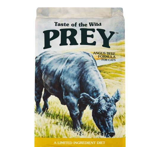 TASTE OF WILD PREY SABOR ANGUS BEEF PARA GATO PRESENTACIÓN 2,7 KG