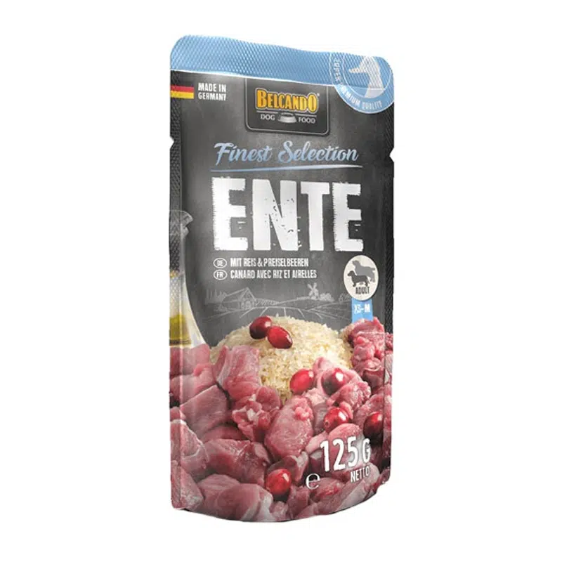 BELCANDO PATO CON ARROZ Y ARÁNDANOS. PRESENTACIÓN 125 GRS