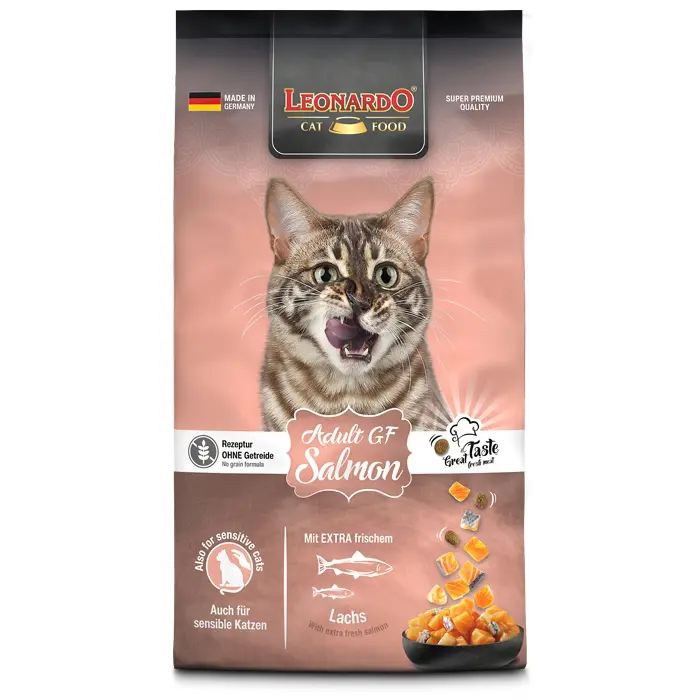 LEONARDO ADULT SALMON GRAIN FREE. PRESENTACIÓN 1.8 KG