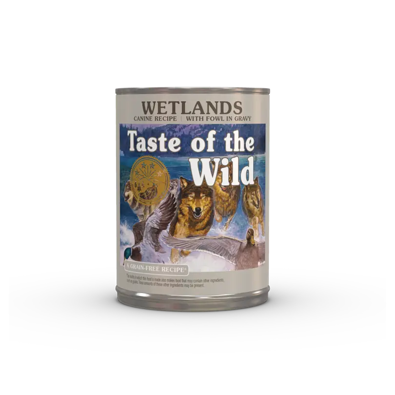 TASTE OF THE WILD LATA WETLANDS (PATO) ALL LIFE STAGES. PRESENTACIÓN 390 GRS