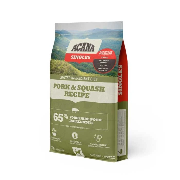 ACANA GRAIN FREE ALL LIFE STAGES & ALL BREEDS CERDO Y CALABAZA PRESENTACIÓN 10,2 KG