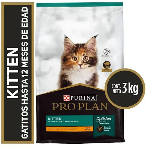 PRO PLAN KITTEN. PRESENTACION 3 KG