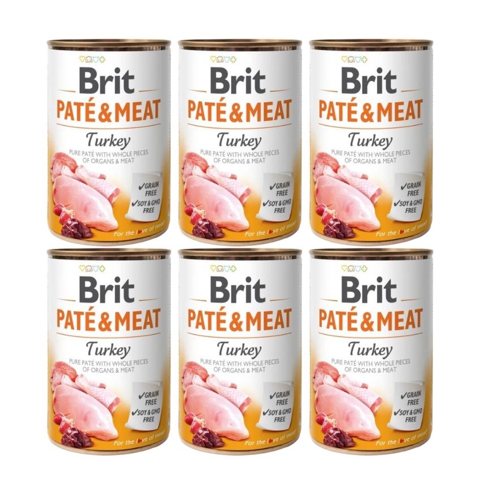 BRIT PATE & CARNE PAVO PRESENTACION 400 GRS