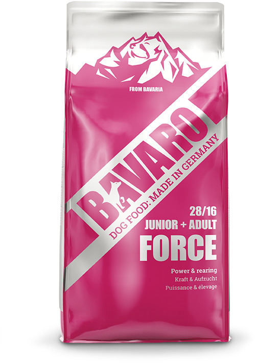 BAVARO FORCE PERRO CACHORRO/ADULTO_ALTO RENDIMIENTO. PRESENTACION  18 KG
