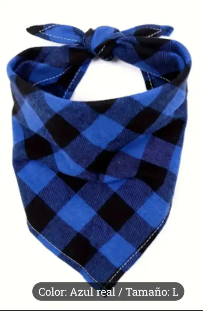 PAÑUELO PARA PERRO. COLOR AZUL