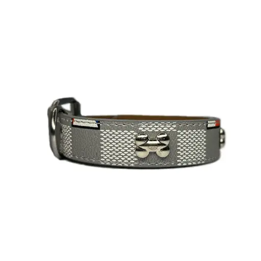 COLLAR CON DECORACION DE HUESO METAL BUEN AMIGO 