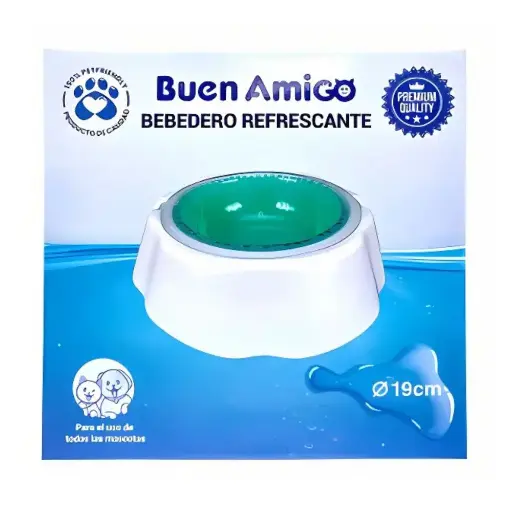 BEBEDERO DE GEL TIPO PLATO.