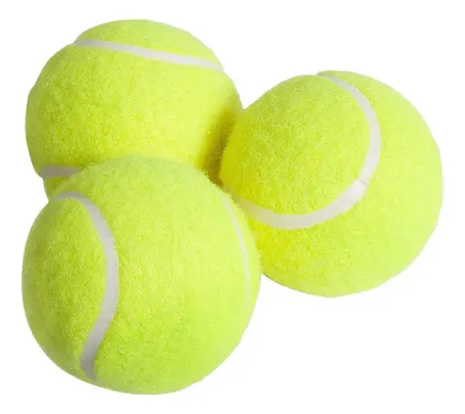 MALLA PELOTAS TENIS X 3 BUEN AMIGO
