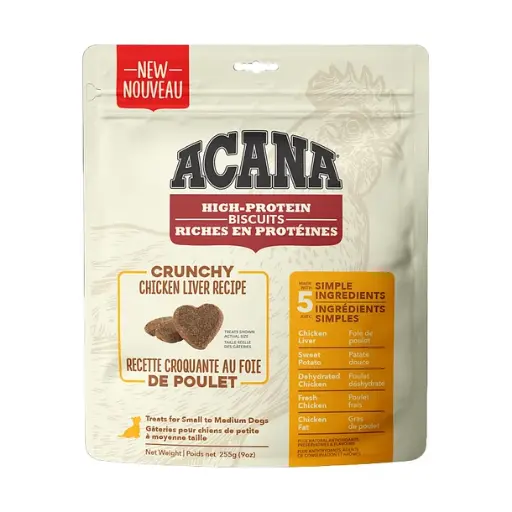  ACANA CRUNCHY BISCUITS CHICKEN. PRESENTACIÓN 255 GRS 