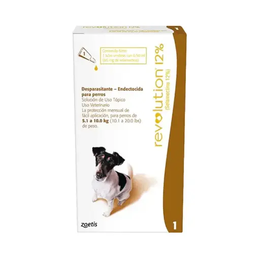 REVOLUTION 12% PERROS DE 5 KG A 10 KG