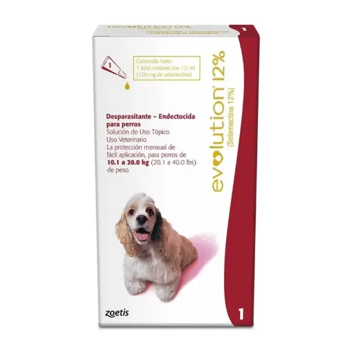 REVOLUTION 12% PERROS DE 10 KG A 20 KG 