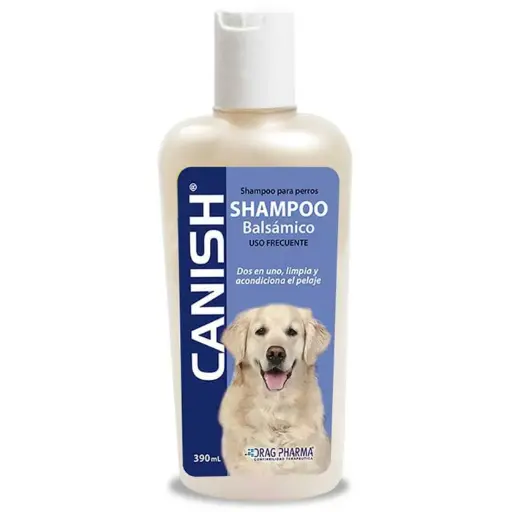 SHAMPOO-ACONDICIONADOR CANISH. PRESENTACIÓN 390 ML