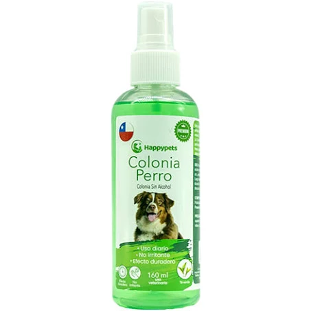 COLONIA PERRO AROMA TÉ VERDE 160 ML HAPPY PETS 