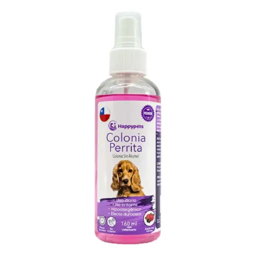 COLONIA PERRITA AROMA MANZANA ROJA 160 ML HAPPY PETS  
