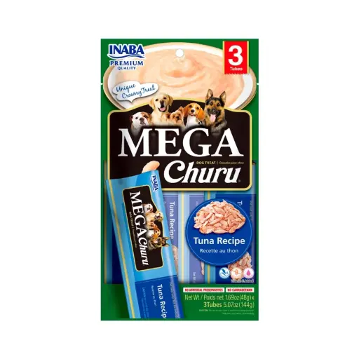 MEGA CHURU PARA PERRO. SABOR ATUN. PRESENTACIÓN 3 UN.