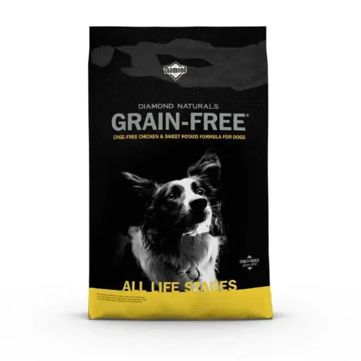 DIAMOND NATURALS LIBRE DE GRANOS PARA PERRO POLLO Y PATATA DULCE ALL LIFE STAGES. PRESENTACIÓN 2,27 KG  