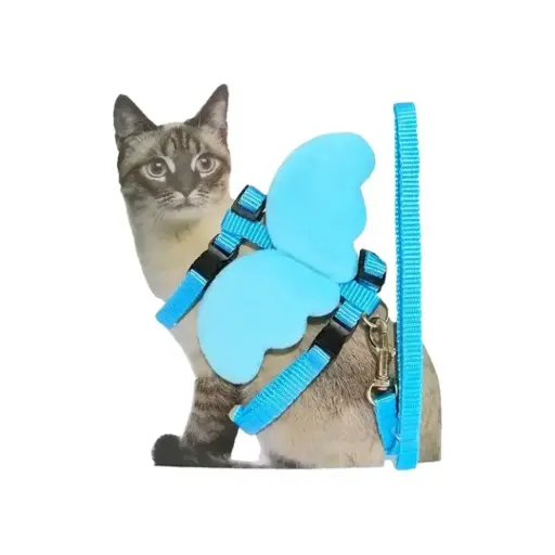 CORREA Y ARNES GATO   M (COLORES VARIOS)