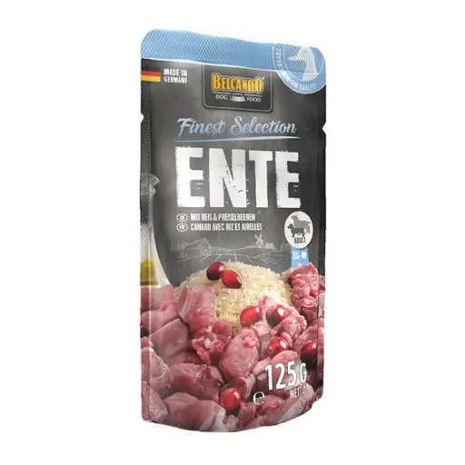 BELCANDO PATO CON ARROZ Y ARÁNDANOS. PRESENTACIÓN 125 GRS