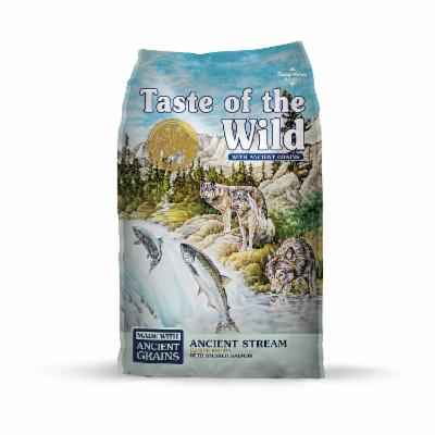 TASTE OF WILD ANCIENT STREAM (SALMÓN AHUMADO) ALL LIFE STAGES. PRESENTACIÓN 2,3 KG