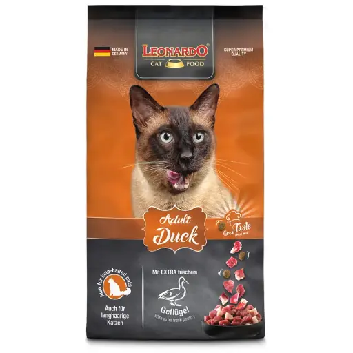 LEONARDO GATO ADULTO SABOR PATO. PRESENTACIÓN 1.8 KG