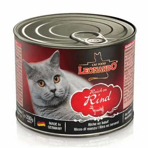 LEONARDO LATA SABOR TERNERA. PRESENTACIÓN 200 GRS