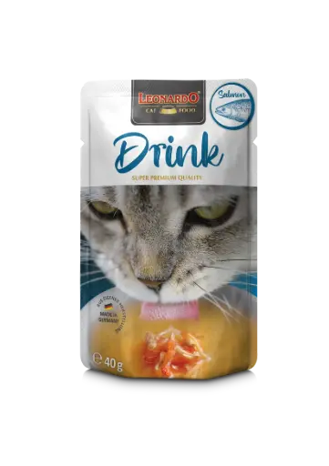 LEONARDO DRINK SABOR SALMON. PRESENTACIÓN 40 GRS 