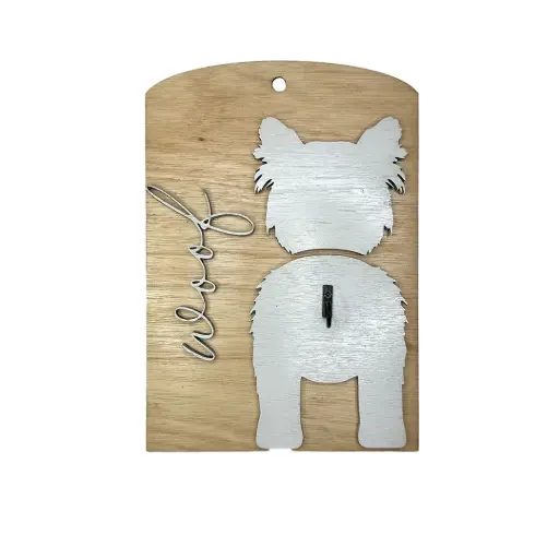 COLGADOR DE CORREAS O LLAVES WOOF
