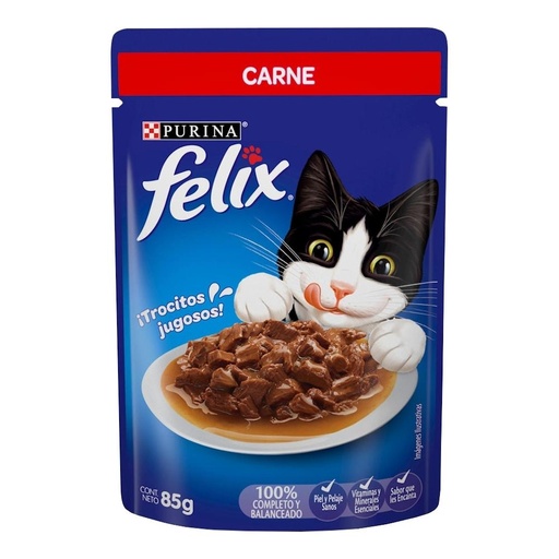  FELIX TROCITOS JUGOSOS DE CARNE. PRESENTACION 85GRS