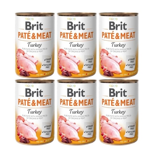 BRIT PATE & CARNE PAVO PRESENTACION 400 GRS