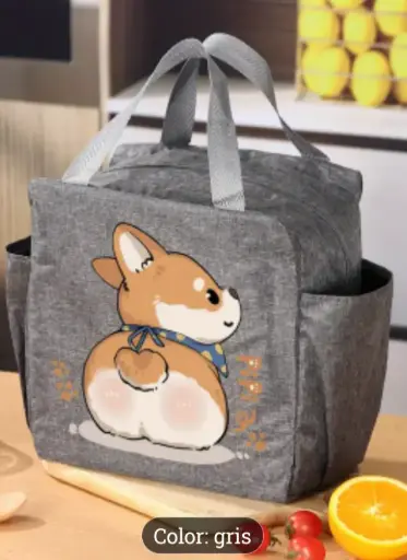 BOLSO TÉRMICO CARICATURA CORGI.