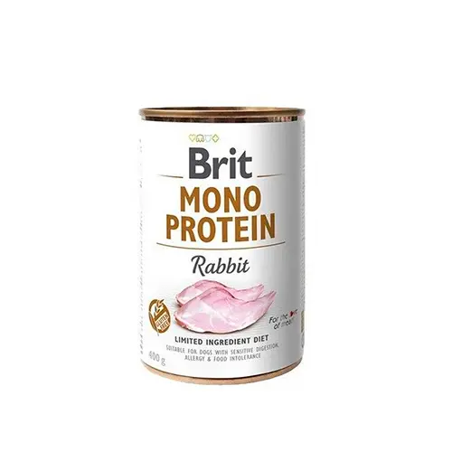 BRIT MONO PROTEIN CONEJO. PRESENTACIÓN 400 GRS